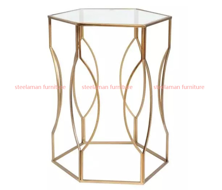 Stainless steel end table G302