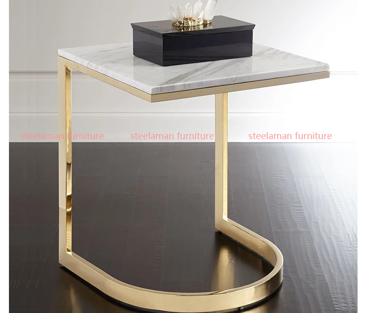 Stainless steel corner table G003