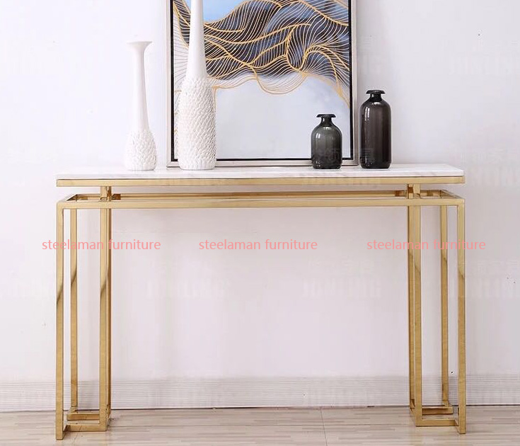 Stainless steel console table G024