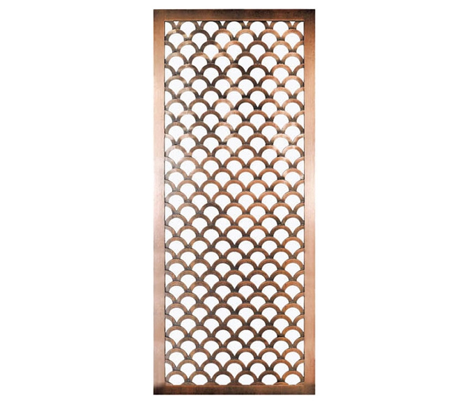 Garden Colored Metal Divider Partition / Stainless Steel Decorative Screen Panels SL2382