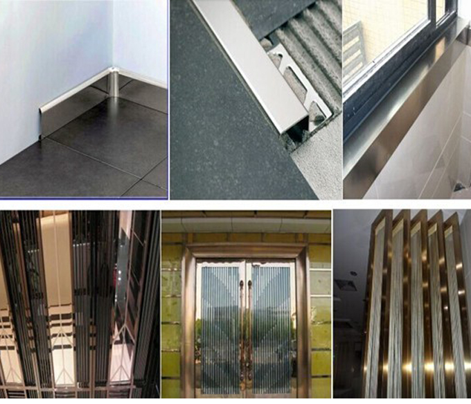 Stainless steel decorative skirting