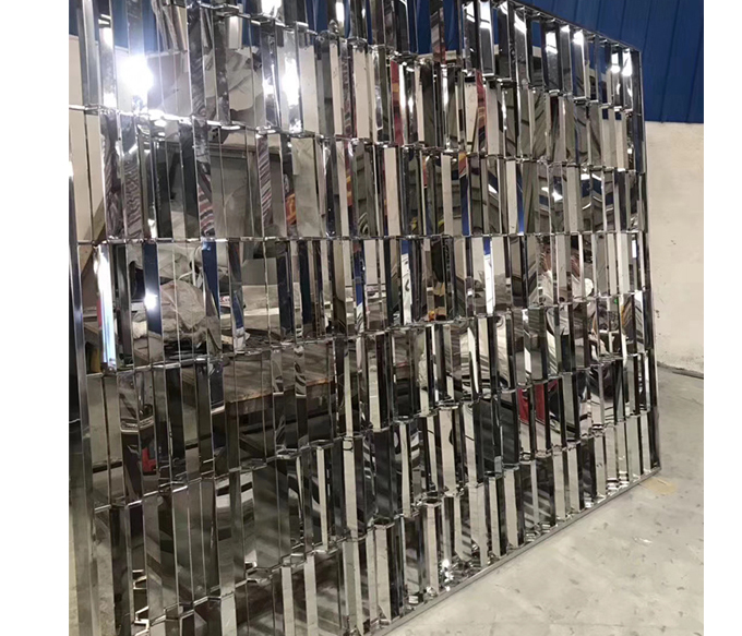 Stainless steel screen room divider ST4030
