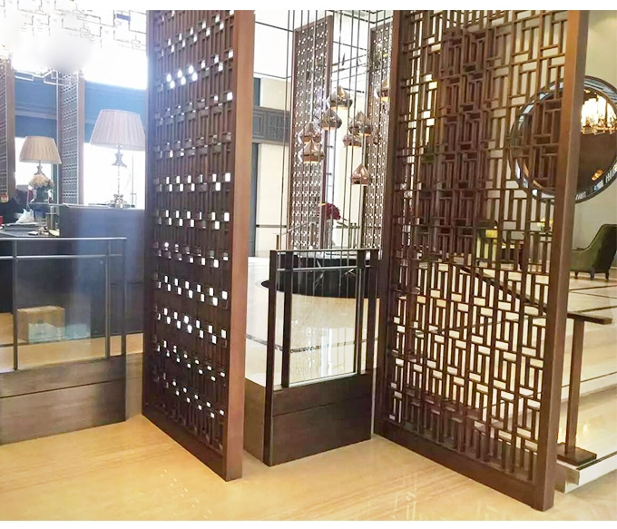 Decorative Luxury & modern design metal screen room divider