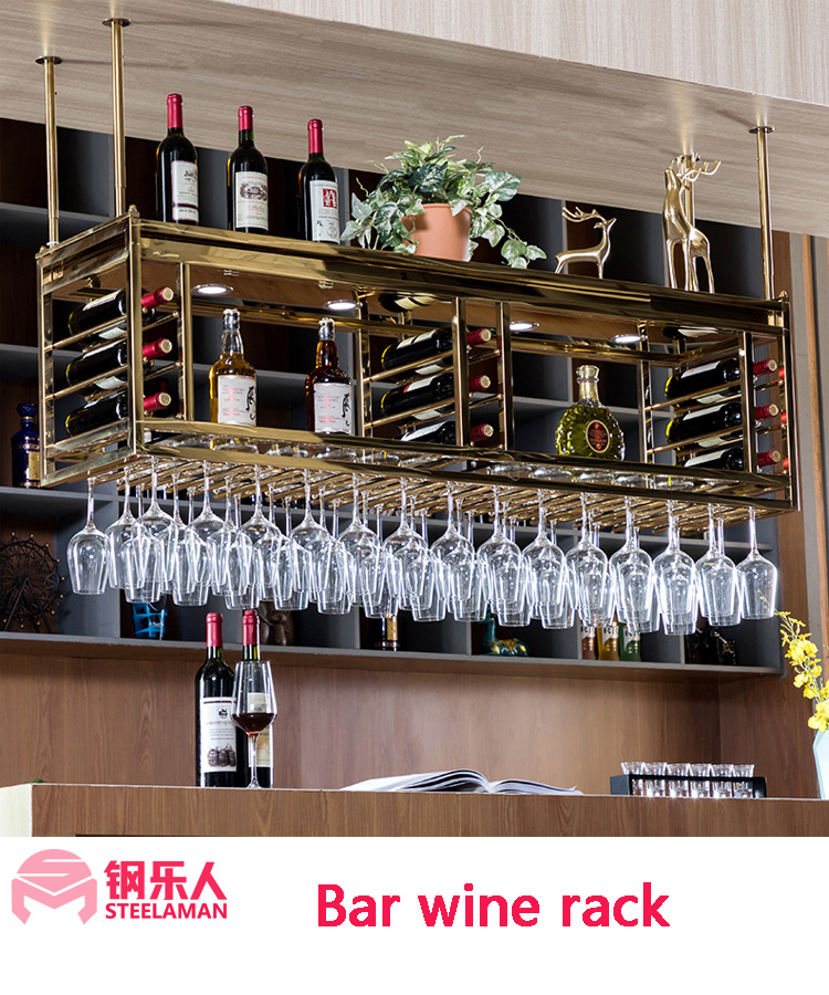 Luxury & modern design metal gradevin wine racks