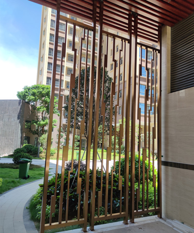 stainless steel screen panels for the hotel decoration