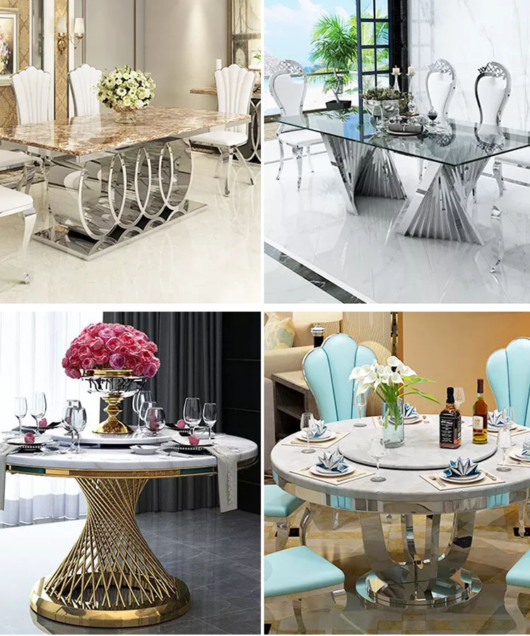 Dining table metal furniture supply