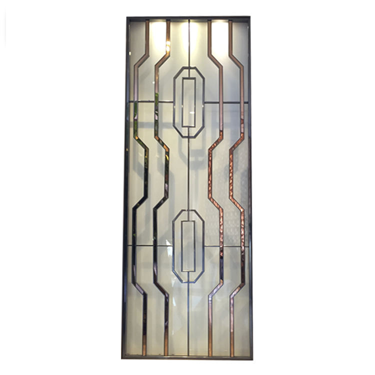Stainless Steel Decorative Screen metal Furniture Room Divider Restaurant Screen Divider For Dining Room