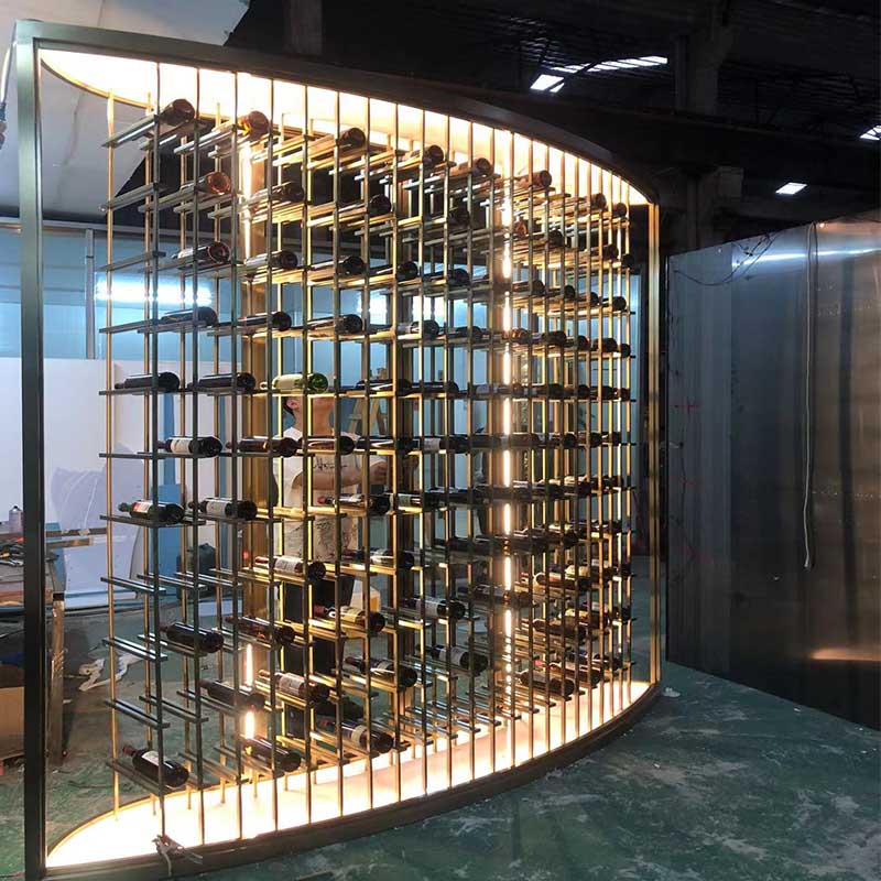 Stainless steel normal temperature wine cabinet