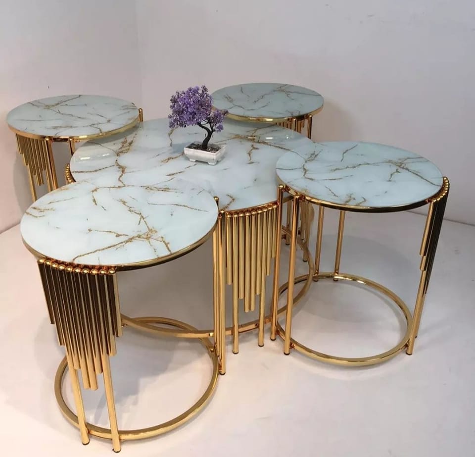 Bespoke luxury brass coffee table