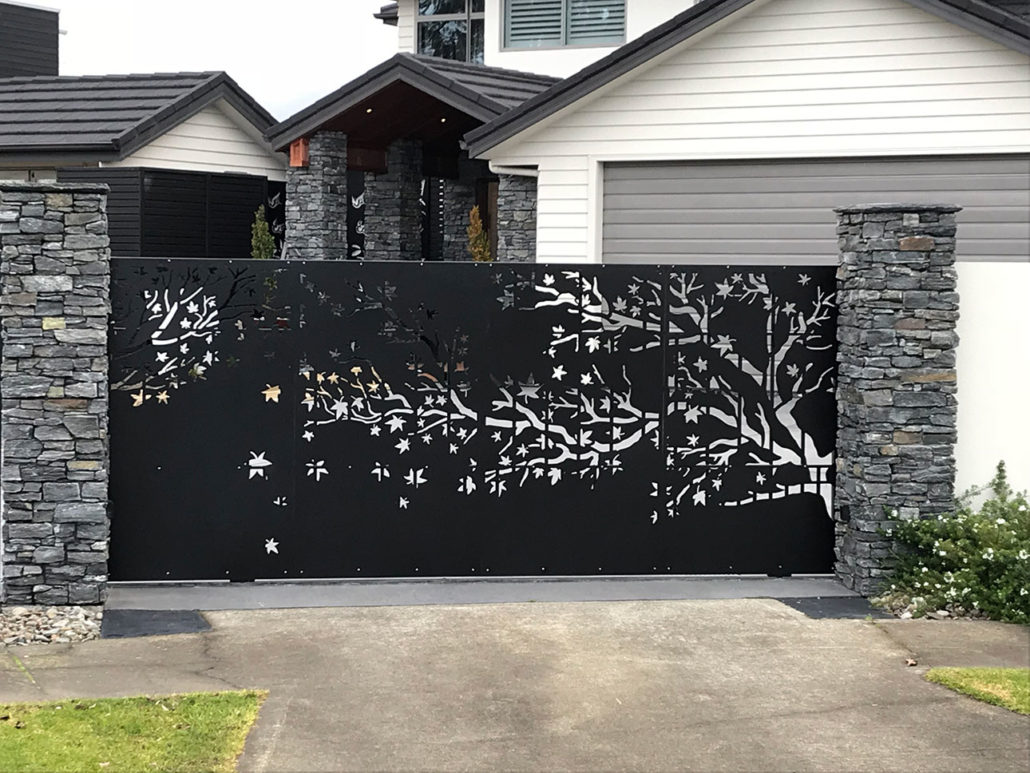 decorative laser cut screen fencing aluminium decorative privacy screens panel