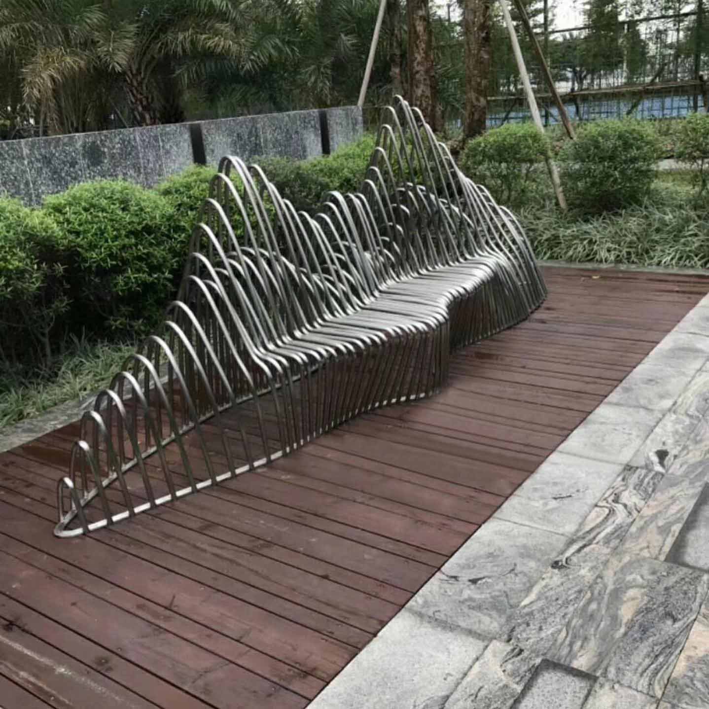 bespoke public garden chair